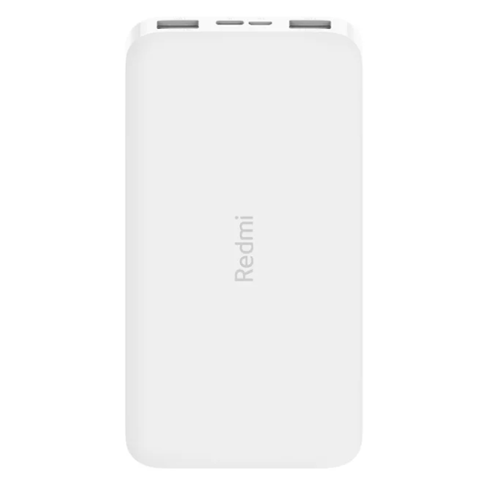 Аккумулятор внешний Xiaomi Redmi Powerbank 10000mAh USBx2 + USB Type-C, белый